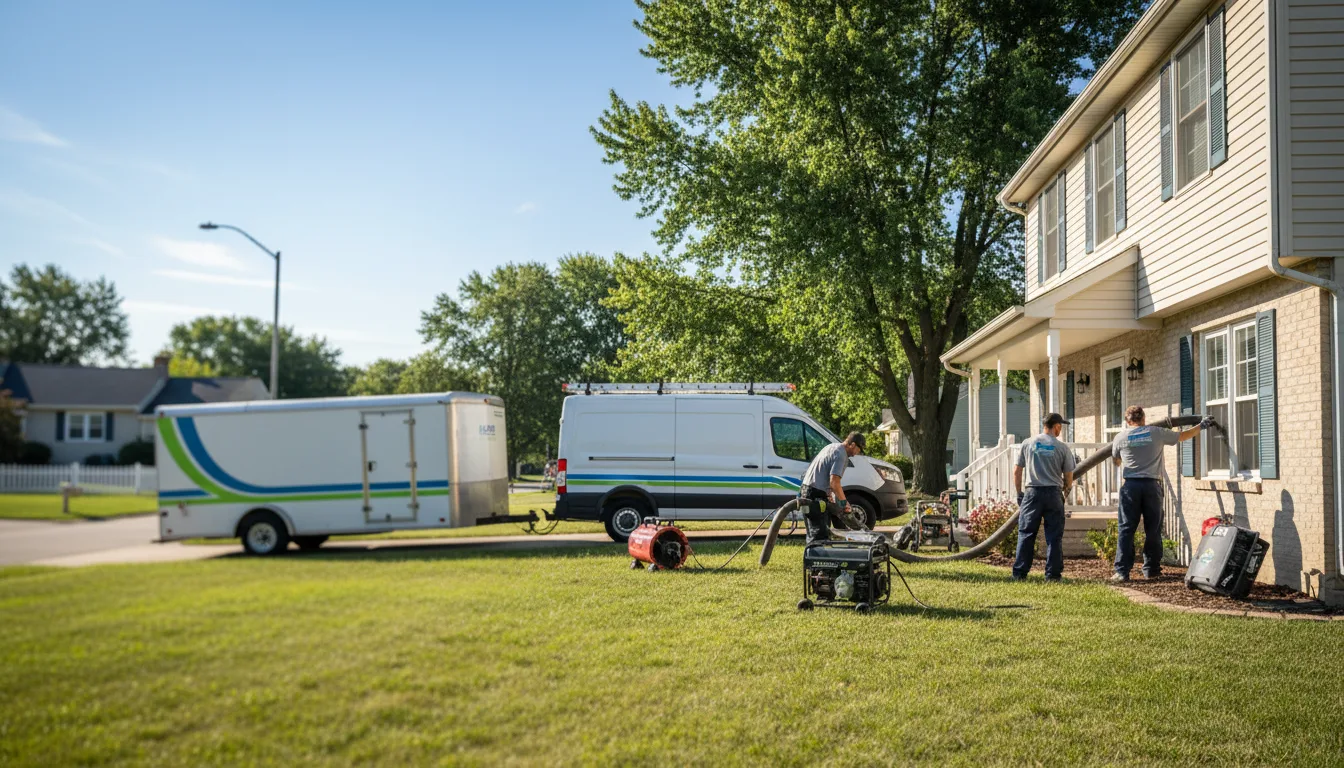 Flooded Basement Restoration And Cleanup With Repair in Pineville, MO near me